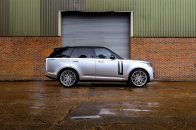 range rover satin silver side